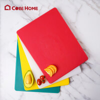 Thớt nhựa PE cao cấp cho nhà bếp nhà hàng 2 size - nhiều màu - 40 x 30 x 1.2cm - Vàng