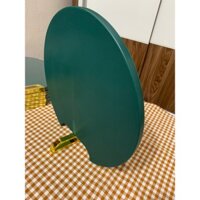 Thớt Nhựa PE Tròn Xanh Lá Hàng Dày 1.5cm, Kháng Khuẩn, Chống Nấm Mốc