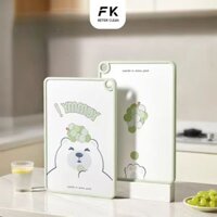 Thớt nhựa PP kháng khuẩn cao cấp sử dụng 2 mặt, thớt kháng khuẩn chống trượt 2 size đa năng