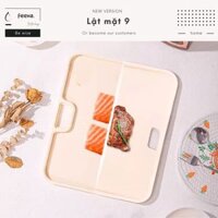 Thớt nhựa PP kháng khuẩn FEEKA cao cấp sử dụng 2 mặt kèm đáy chống trượt
