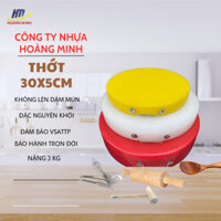 Thớt nhựa tròn KT 30 dày 5cm , khách sạn, Chất liệu PE nguyên khối, Hàng việt nam chất lượng cao