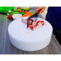 Thớt nhựa tròn KT 30 dày 5cm, khách sạn, Chất liệu HDPE nguyên khối, Hàng việt nam chất lượng cao