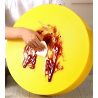 Thớt Nhựaa, Thớt Nhựa Tròn dày 5cm Đường Kính 40cm, Thớt Nhựa Nguyên Sinh, Thớt Nhựa Kháng Khuẩn