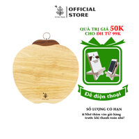 Thớt quả cà chua, khoen xoay  Gỗ Đức Thành - 02831