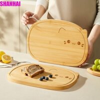 Thớt SHANHAI, Thớt Phô Mai Gỗ Họa Tiết Hoạt Hình, Phô Mai Bánh Mì Di Động Treo Đa Năng Dễ Thương