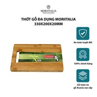 Thớt tre CarlMann cao cấp an toàn kháng khuẩn Moriitalia THOT10000062