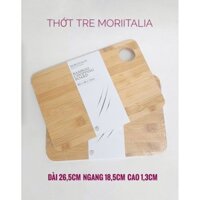 Thớt tre Moritalia dài 26.5x18.5x1.3cm