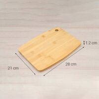 Thớt tre thái chữ nhật 28 x 21 cm Delites SC2812-NHAT