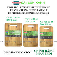 Thớt tre tự nhiên Sunhouse KS-CH3522B/KS-CH3626B/KS-CH3020B - Mới 5.2022
