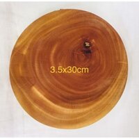 THỚT TRÒN GỖ XÀ CỪ CAO CẤP THANH TÚ 30CM