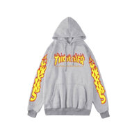 Thrasher hoodie 2 tay phối lửa ✅✅✅✅