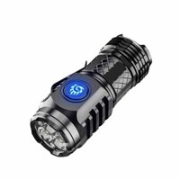 Three-Eyed Monster Mini Flash Super Power Flashlight Thumb Flashlight