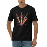 Three Swords Legend Zelda Link Master Sword Monado Áo thun Cotton phổ biến dành cho nam