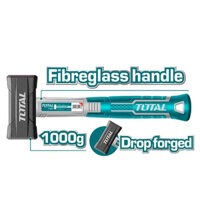 THTSTH10006 - TOTAL - Búa tạ 1Kg đúc nguyên khối tay cầm cao su -mới