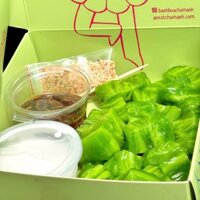[Thứ 3-5-7] Bánh Đúc Gân Lá Dứa Kèm Nước Đường Thốt Nốt Và Cốt Dừa
