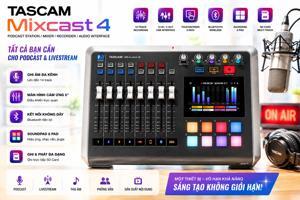 Thu âm podcast Tascam Mixcast 4