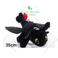 thú bông bí kíp luyện rồng 35cm -đen