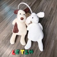 Thú bông cún, cừu bông trắng mềm mại size to cho bé trai bé gái