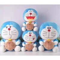 Thú bông DOREMON ôm bánh rán biểu cảm