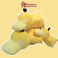 Thú bông gấu bông Psyduck pokemon vịt vàng bối rối nhiều size mềm mịn, dễ thương làm gối ôm, tựa, quà tặng - QDECOR