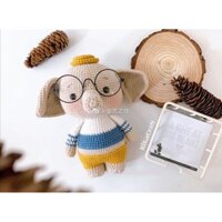 Thú bông, gấu bông, voi con handmade