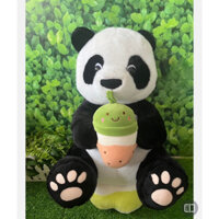 thú bông gấu panda trà sữa