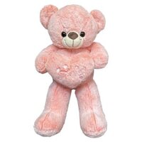 Thú bông gấu teddy ôm tim, bông mịn 1m5, teddy cao cấp, làm quà tặng.