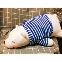 Thú bông gấu trắng mặc áo