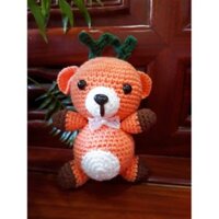 Thú bông handmade - Gấu bún lèo