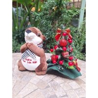 Thú Bông Rái Cá Quấn Khăn Rằn Hòn Sơn