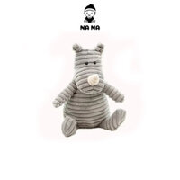 Thú bông tê giác xám, xanh