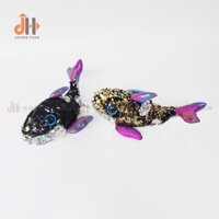 [Thú bông] Thú bông sequin Cá voi điệu đà đính cườm lấp lánh