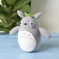 Thú bông Totoro móc len đáng yêu- Totoro nhồi bông - Quà tặng Totoro