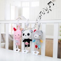 Thú bông treo xe nôi hình gấu, hình thỏ