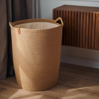 [THỦ CÔNG] Giỏ đựng quần áo dây thừng đay thủ công, sọt đựng đồ handmade home decor nhà cửa vintage