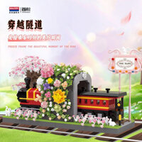 【Thủ công tinh xảo】
Tàu hoa anh đào chạy qua đường hầm
Tương thích với Lego
Đồ chơi khối xây dựng hạt vi mô
