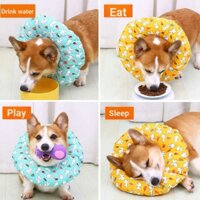 Thú Cưng Chó Elizabeth Nhẫn Mèo Yếm Cổ Chống Dính Khử Trùng Mũ Xấu Hổ Nhẫn Elizabeth Nhẫn Mềm