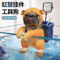 Thú cưng dễ thương treo tường thỏ trắng chó hình giỏ trang trí hồ cá nhựa đồ trang trí treo koala b