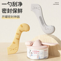 Thú Cưng Đóng Hộp Mèo Muỗng Đóng Hộp Mèo Đa Năng Có Thể Dụng Cụ Mở Thú Cưng Ướt Muỗng Ăn Có Thể Mở Nắp Đóng Hộp Mèo Muỗng