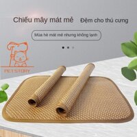 Thú Cưng Mát Thảm Mùa Hè Mát Thảm Cho Chó Mát Tổ Thảm Có Thể Giặt Thảm Mây Thảm Mát