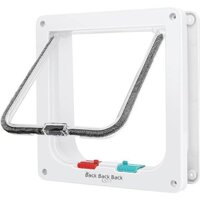 Thú Cưng Mèo Cửa Chó Cửa Hai Chiều Truy Cập Cửa Sổ Màn Hình Kính acrylic Tấm Mèo cũi