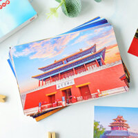 Thủ đô Bắc Kinh Các điểm tham quan nổi tiếng Thành phố Chụp ảnh Phong cảnh Bưu thiếp Thiên An Môn Thiên Miếu Tổ chim Vạn Lý Trường Thành Thiệp chúc mừng