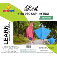 THỦ ĐÔ VÀNG Áo Mưa Trẻ Em Liền Thân Dáng Xuông Không Xẻ Tà VC859, VC860, VC861