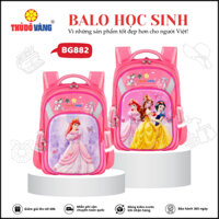 THỦ ĐÔ VÀNG Balo Cho Bé Gái Tiểu Học Cao Cấp, Đệm Lưng Thoáng Khí, Chống Nước Tốt BG882