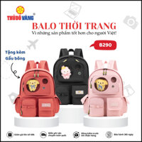 THỦ ĐÔ VÀNG Balo Đi Học Thời Trang Nữ chất liệu vải Polyester Chống Nước B290