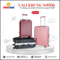 THỦ ĐÔ VÀNG x VINASUN Vali Kéo Du Lịch Vành Nhôm Size 20/24/28 Chống Vỡ, Chống Trộm, Chống Va Đập VL113 VL115 VL117