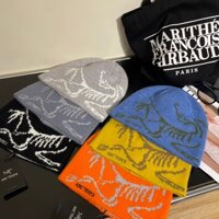 Thu Đông Arcteryx Phong Cách Mới Cặp Đôi Phong Cách Dệt Kim Mũ Len Ấm Áp