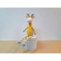Thú len handmade, đan móc thú len. Hươu cao cổ đồ chơi len an toàn cho bé