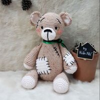 Thú len handmade -  gấu Teddy