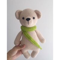 [Thú len handmade] – Gấu Teddy bằng len- Quà tặng cho bé- Teddy Amigurumi